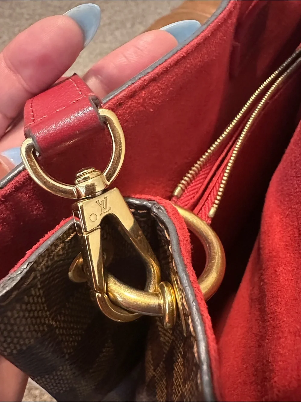 LV Damier Ebene Riverside